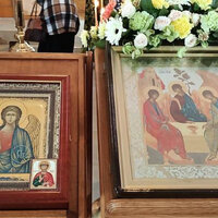 День Святого Духа, блгв. вел. кн. Димитрия Донского (1389) и прп. Евфросинии, в миру Евдокии, вел. кн. Московской (1407).(+Проповедь).