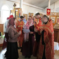 Вручение свидетельств об окончании курса церковнославянского языка в Воскресной школе